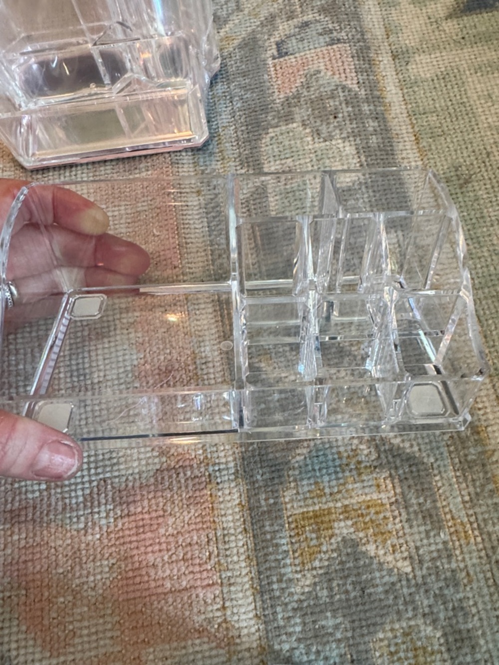 Brand new Clear Acrylic Makeup Brush & Tool Organizer Set x 3 - Picture 4 of 7